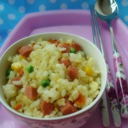 五彩蛋炒饭的做法[图]