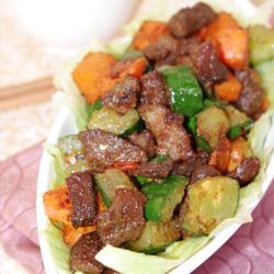 沙茶牛肉粒的做法[图]