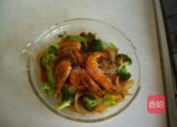 洋葱西兰花炒大虾的做法图解11