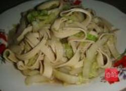 大白菜烩千张的做法图解6