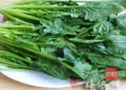 银鱼翡翠羹的做法图解2