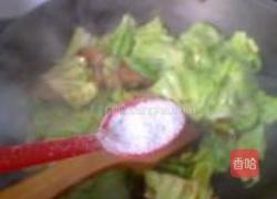 卷心菜炒肉片的做法图解7