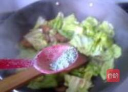 卷心菜炒肉片的做法图解8