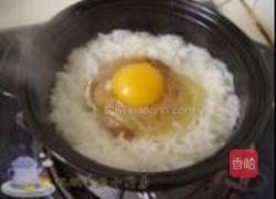 猪肉窝蛋煲仔饭的做法图解9
