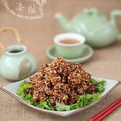 酥嫩芝麻羊肉块的做法[图]