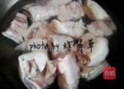 香菇黄豆猪蹄煲的做法图解3