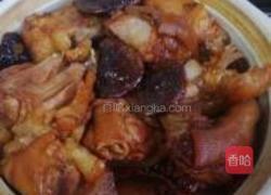香菇黄豆猪蹄煲的做法图解9