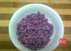 南瓜紫薯花卷的做法图解3