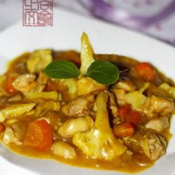 咖喱菜花鸡的做法[图]