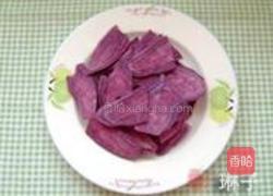 麻香紫薯球的做法图解2