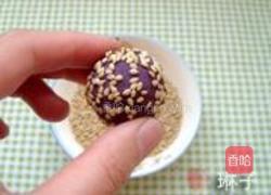 麻香紫薯球的做法图解6
