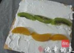 可爱樱桃彩绘瑞士卷的做法图解18