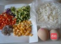 蛋饺炒饭的做法图解1