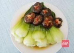 香菇油菜的做法图解7