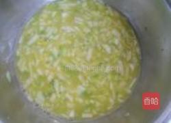 笋瓜鸡蛋煎饼的做法图解3