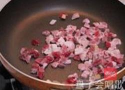 干贝咸肉焖菜饭的做法图解7