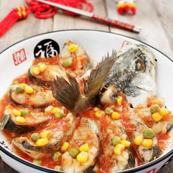 茄汁蒸鲈鱼的做法[图]