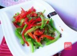 油泼彩椒丝的做法图解8