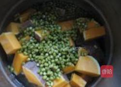 南瓜绿豆的做法图解3