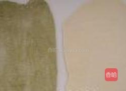 绿茶双色馒头卷的做法图解8