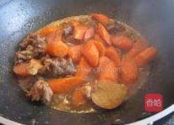 红咖喱焖牛腩萝卜的做法图解7