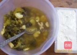 豆腐酸菜豆瓣酥的做法图解6