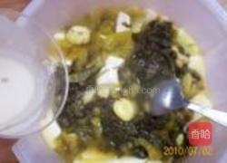 豆腐酸菜豆瓣酥的做法图解9