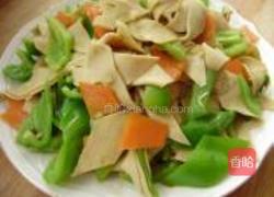 尖椒炒干豆腐的做法图解9