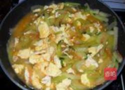 西瓜皮炒蛋的做法图解6