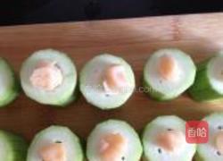 蒜泥干贝丝瓜盅的做法图解4