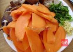 香菇烧菜花的做法图解2