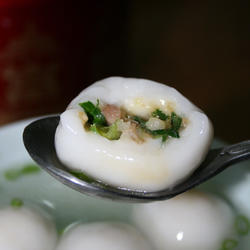 咸鲜腊肉汤圆的做法[图]