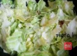 炝炒包菜的做法图解3