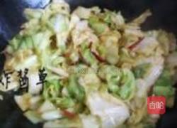 炝炒包菜的做法图解4