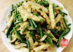 豇豆炒饼的做法图解7