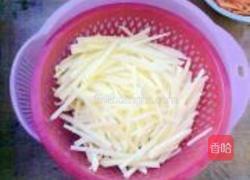 蒜蓉炒双丝的做法图解1