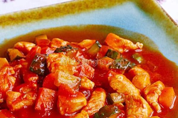 茄汁鸡丁