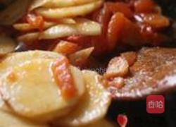 番茄土豆炖饺子的做法图解4