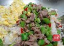 芥兰梗炒饭的做法图解5
