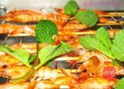 薄荷照烧烤虾的做法图解7