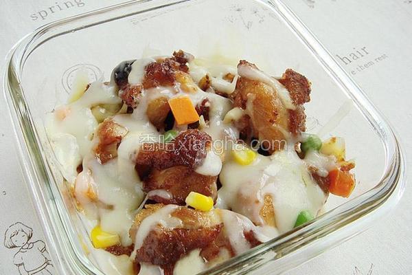 焗烤香酥鸡排
