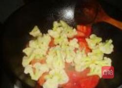 西红柿炒菜花的做法图解7