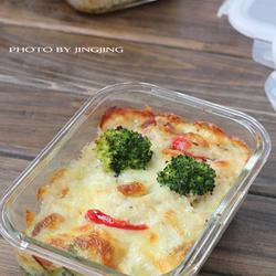 鲜蔬腊肉焗饭的做法[图]