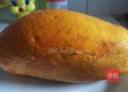 木瓜大果粒酸奶的做法图解1