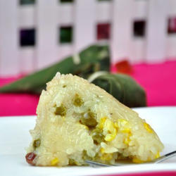 豌豆玉米粽子的做法[图]