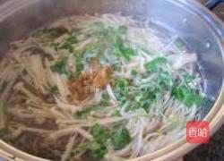 金针菇荞麦面的做法图解5