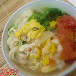 番茄青菜鸡蛋面的做法[图]