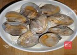 花蛤蒸豆腐的做法图解4