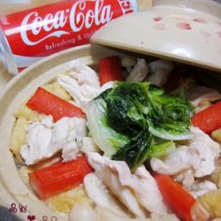 鸡肉豆腐味增锅的做法[图]