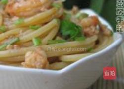 肉酱虾仁拌意面的做法图解19